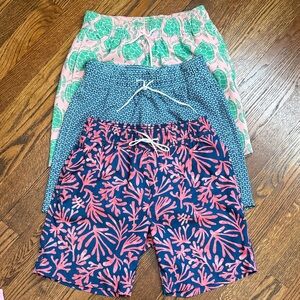Crewcuts Kids Swim Trunks - Pink, Blue, Green Patterns